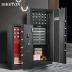 Remontoir pour montres, 'boite a montre' coffret montre coffret à bijoux avec système antivol, écran tactile LCD et déverrouillage par empreinte digitale, avec personnalisation du logo.